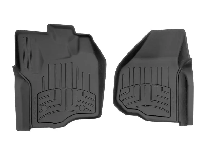 Weathertech 2013-2016 Ford F-250/F-350/F-450/F-550 Front Floorliner Hp - Black 1