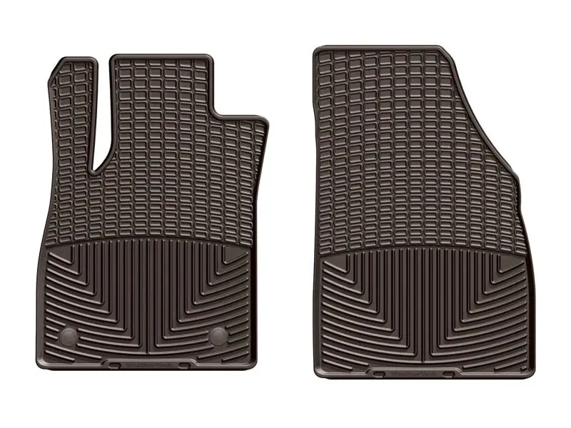 Weathertech 2013-2019 Chevrolet Trax Front Rubber Mats - Cocoa 1