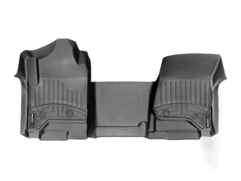 Weathertech 2014+ Chevrolet Silverado 1500/2500/3500 Double/Crew Cab Vinyl Front Floorliner - Black 1