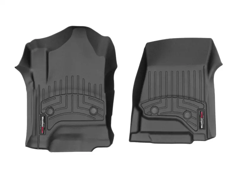 Weathertech 2014+ Chevrolet Silverado 1500 Vinyl Front Floorliner - Black (Fits Double / Crew Cab) 1