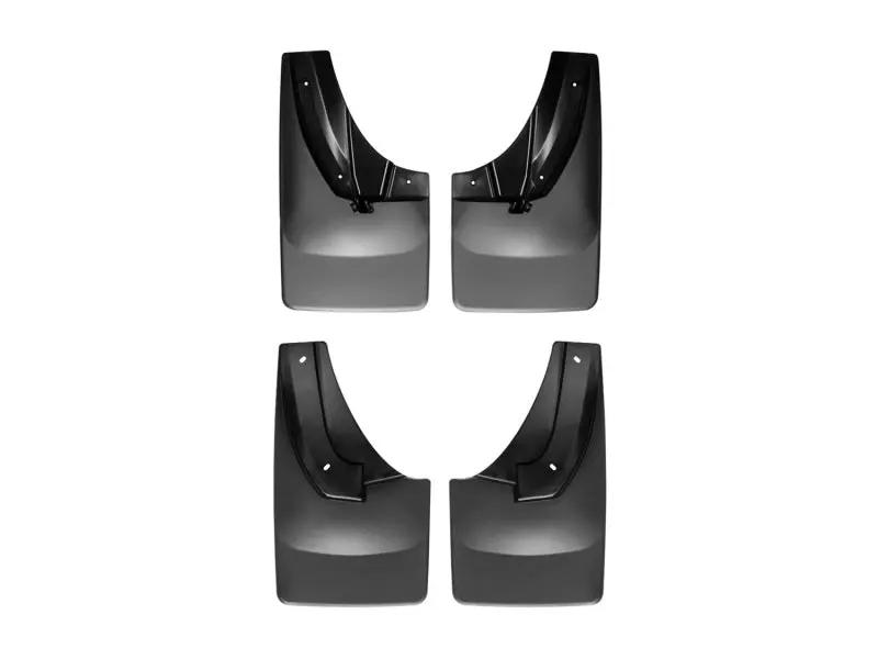 Weathertech 2014+ Dodge Ram 2500/3500 (Vehicles W/O Fender Flares) No Drill Mudflaps - Black 1