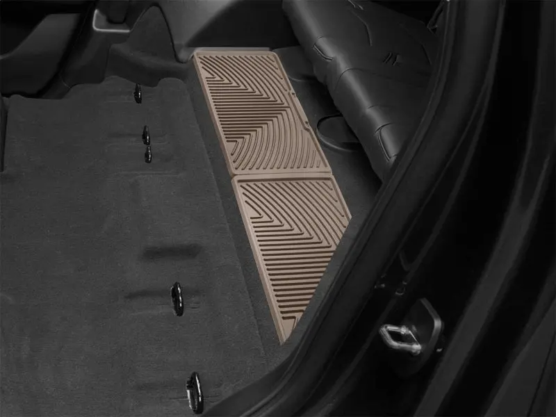 Weathertech 2015-2020 Chevrolet Tahoe Rear Rubber Mats - Tan 2