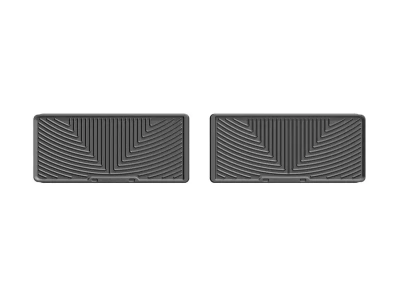 Weathertech 2015+ Chevrolet Tahoe Rear Rubber Mats - Black 1