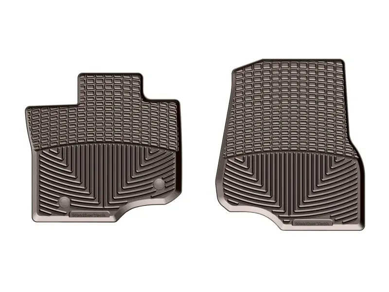 Weathertech 2015+ Ford F-150 Front Rubber Mats - Cocoa 1