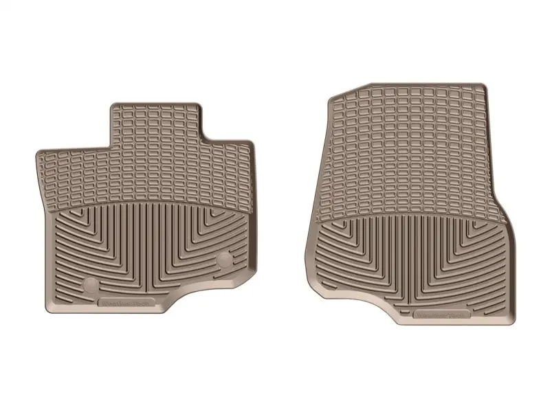 Weathertech 2015+ Ford F-150 Supercrew/Supercab Front Rubber Mats - Tan 2