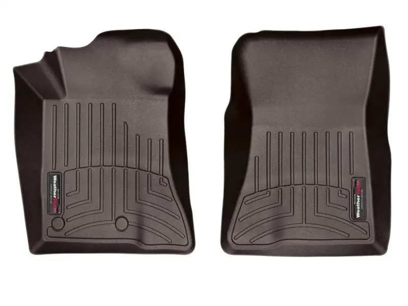 Weathertech 2015+ Ford Mustang Front Floorliner - Cocoa 1