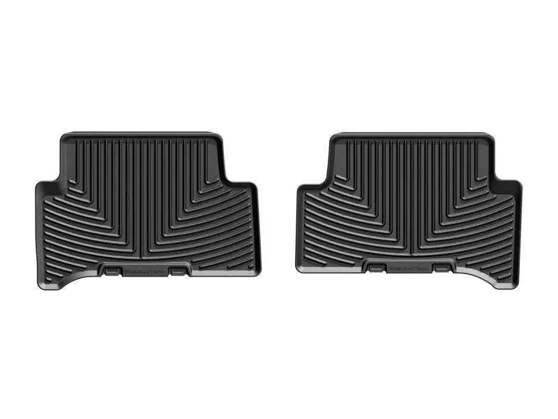Weathertech 2015+ Gm Colorado/Canyon Extended/Crew Cab Rear Rubber Mats - Black 1