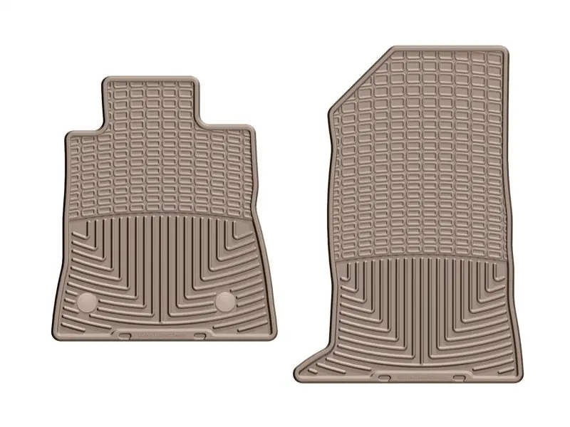 Weathertech 2016 + Chevrolet Camaro Front Rubber Mats - Tan 1