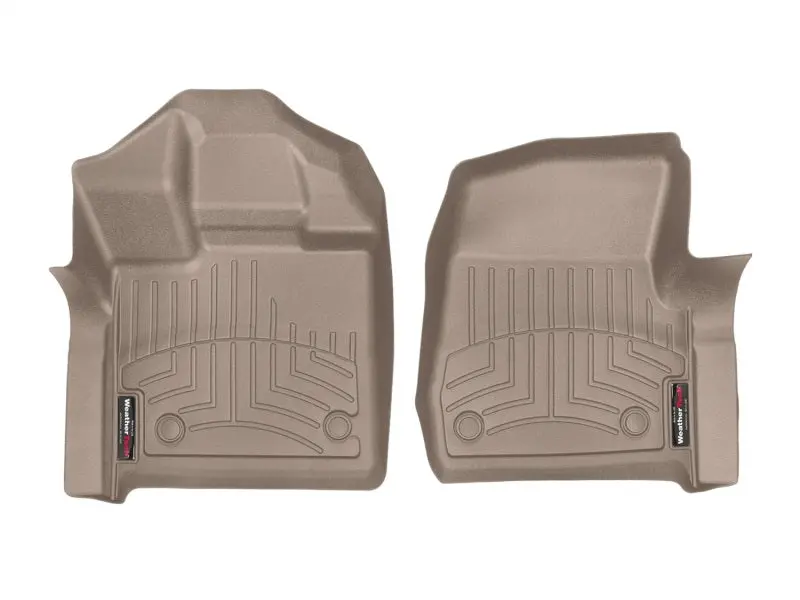 Weathertech 2016+ Ford F-150 Regular Cab Front Floorliner - Tan 1
