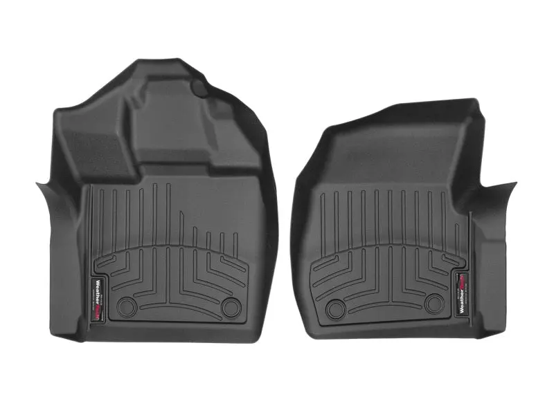 Weathertech 2016+ Ford F-150 Regular Cab W/ Vinyl Floors Front Floorliner - Black 1