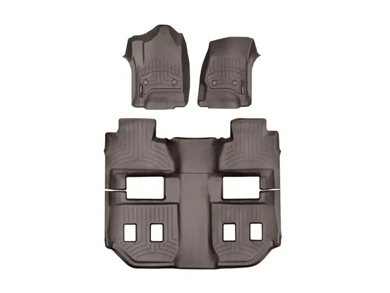 Weathertech 2017+ Audi A4 Front & Rear Floorliner - Cocoa 1