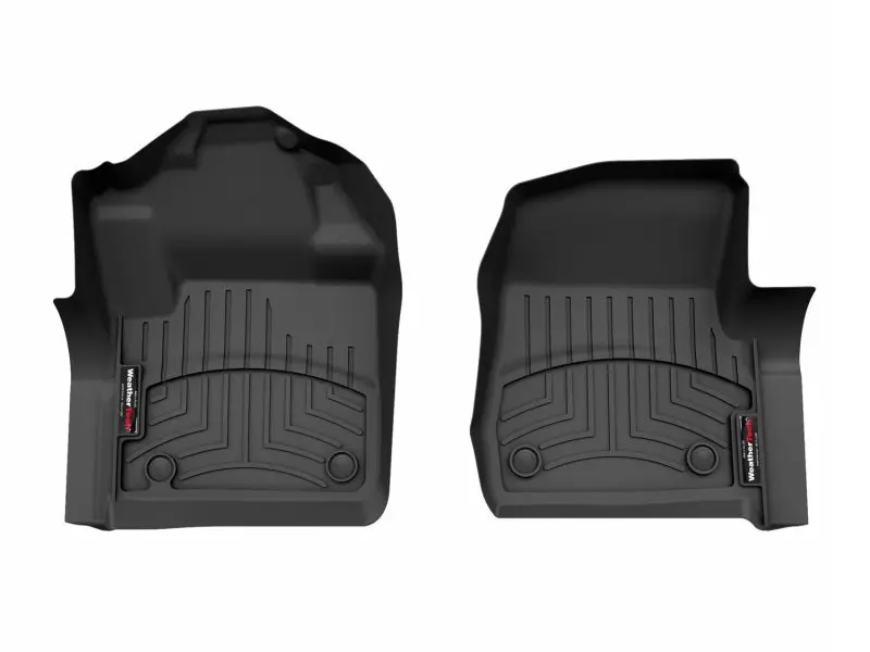 Weathertech 2017+ Ford F-250/F-350/F-450/F-550 Front Floorliner - Black (Fits 4X4 Floor Shifter) 1