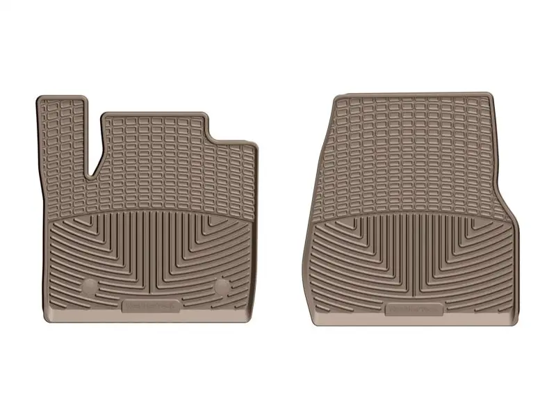 Weathertech 2017+ Ford F-250/F-350/F-450/F-550 Front Rubber Mats - Tan 1