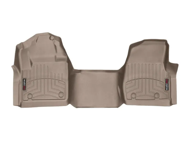 Weathertech 2017 Ford F-250/F-350/F-450/F-550 Reg Cab (No Floor Shifter) Front Floorliner - Tan 1