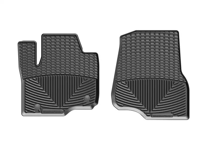 Weathertech 2017+ Ford F-250/F-350/F-450/F550 (Crew Cab & Supercab) Front Rubber Mats - Black 1