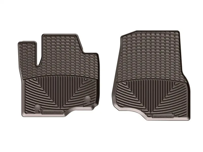 Weathertech 2017+ Ford F-250/F-350/F-450/F550 (Crew Cab & Supercab) Front Rubber Mats - Cocoa 1