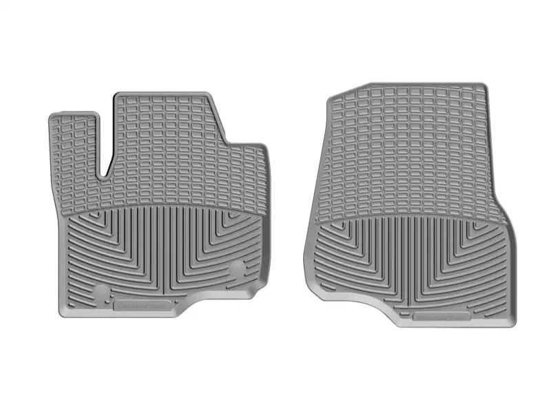 Weathertech 2017+ Ford F-250/F-350/F-450/F550 (Crew Cab & Supercab) Front Rubber Mats - Grey 1