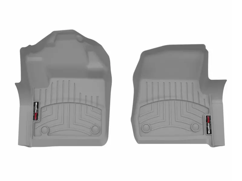 Weathertech 2017+ Ford F-250/F-350/F-450 Front Floorliner - Grey (Fits 4X4 Floor Shifter) 1