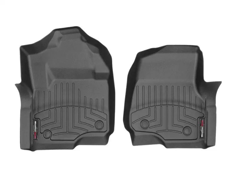 Weathertech 2017 Ford Super Duty (Super Cab / Crew Cab) Front Floorliners - Black 1