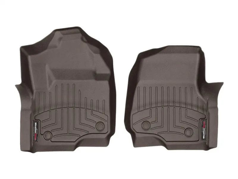 Weathertech 2017 Ford Super Duty (Super Cab / Crew Cab) Front Floorliners - Cocoa 1