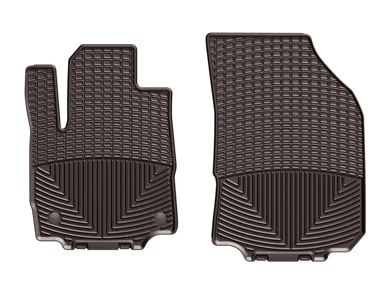 Weathertech 2018+ Chevrolet Equinox Front Rubber Mats - Cocoa 1