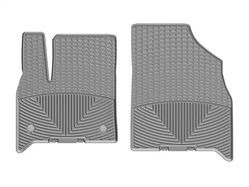 Weathertech 2018+ Chevrolet Traverse Front Rubber Mats - Grey 1