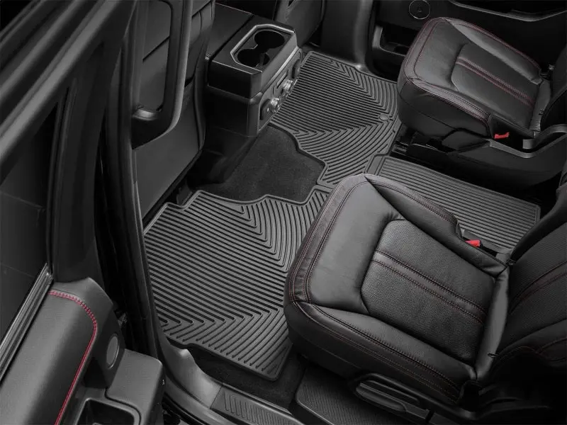 Weathertech 2018+ Lincoln Navigator / Navigator L Rear Rubber Mats - Black 2