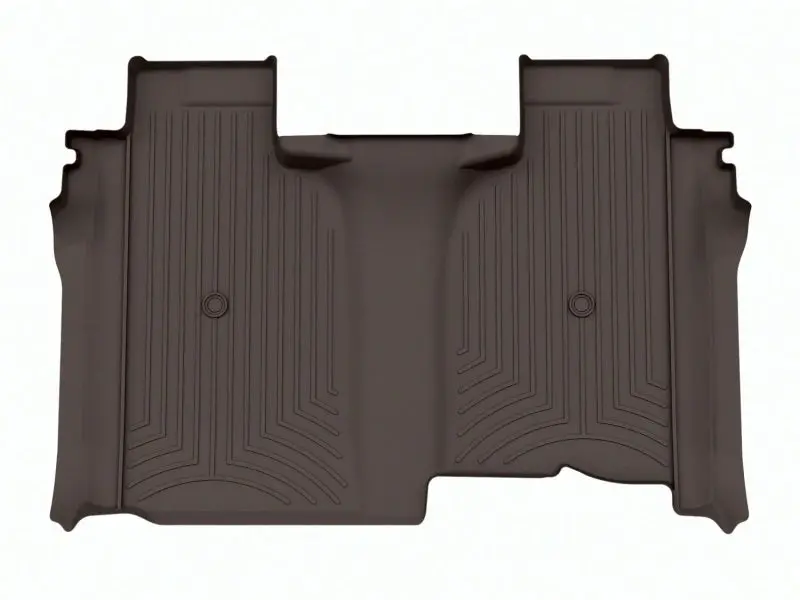 Weathertech 2019+ Chevrolet Silverado 1500 Cc W/1St Row Bucket & Rear Storg. Rear Floorliner - Cocoa 1