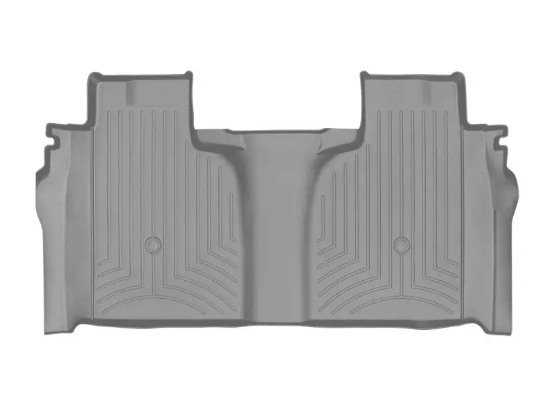 Weathertech 2019+ Chevrolet Silverado 1500 Crew Cab (1St Row Bucket Seats) Rear Floorliner - Grey 1