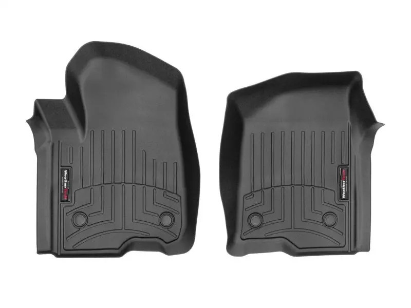 Weathertech 2019+ Chevrolet Silverado 1500 Crew Cab Front Floorliner - Black 1