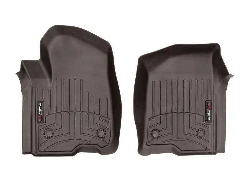 Weathertech 2019+ Chevrolet Silverado 1500 Crew Cab Front Floorliner - Cocoa 1