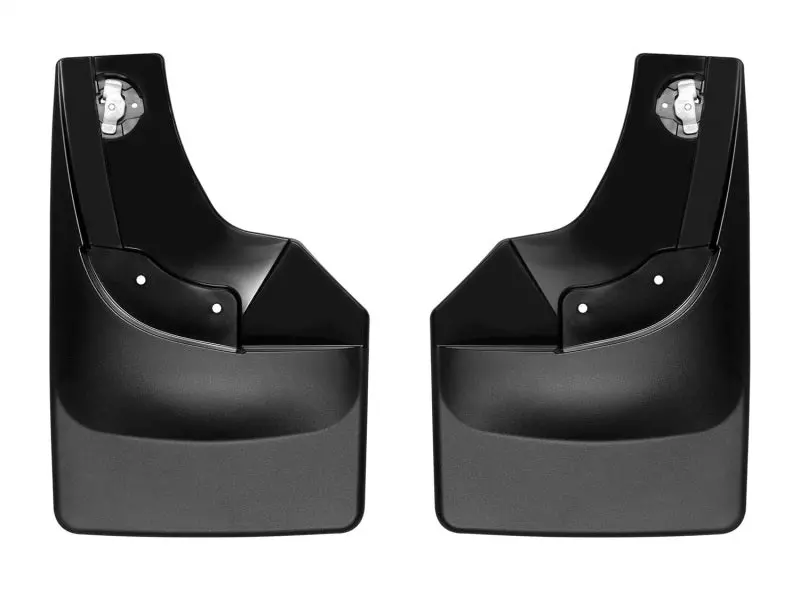 Weathertech 2019+ Chevrolet Silverado 1500 Crew Cab No Drill Mudflaps - Black 1