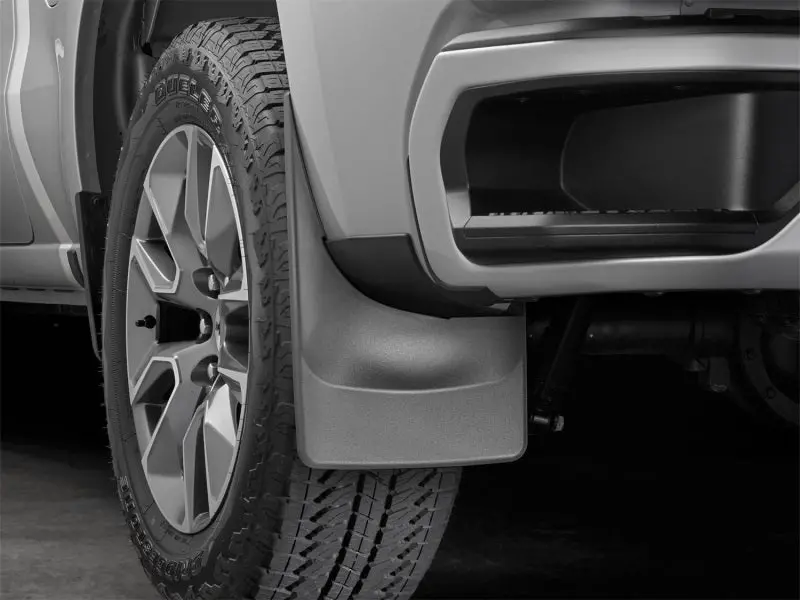 Weathertech 2019+ Chevrolet Silverado 1500 Crew Cab No Drill Mudflaps - Black 2