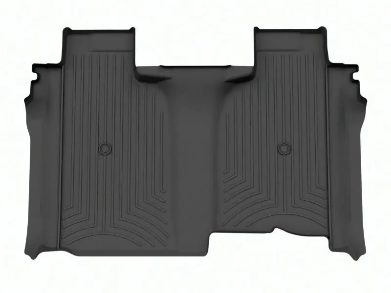 Weathertech 2019+ Chevrolet Silverado 1500 Crew Cab Rear Floorliner - Black 1