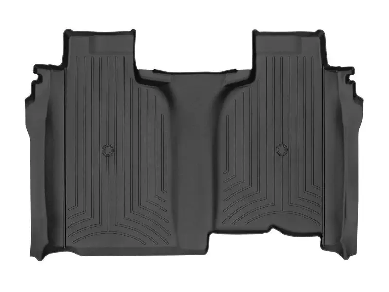 Weathertech 2019+ Chevrolet Silverado 1500 Crew Cab W/ Vinyl Floors Rear Floorliner - Black 1
