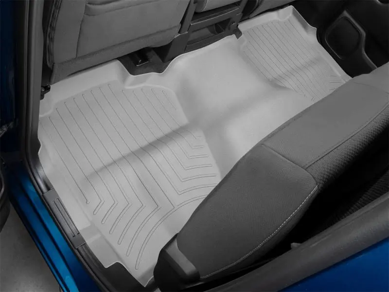 Weathertech 2019+ Chevrolet Silverado 1500 Rear Floorliner - Grey 2