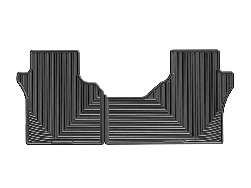 Weathertech 2019+ Chevrolet Silverado 1500 Rear Rubber Mats - Black 1