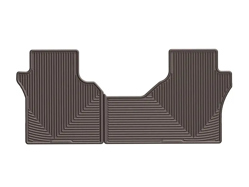 Weathertech 2019+ Chevrolet Silverado 1500 Rear Rubber Mats - Cocoa 1