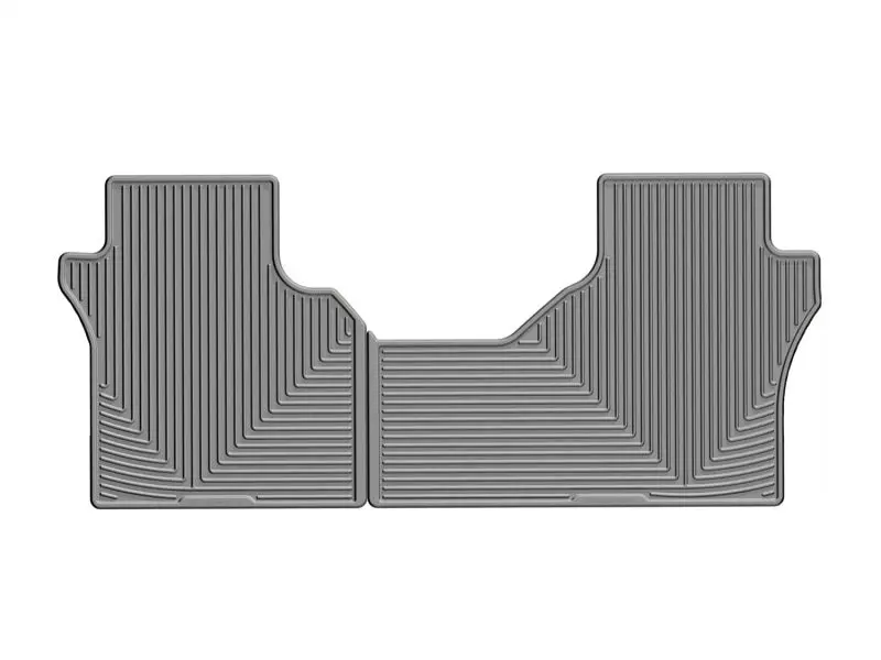 Weathertech 2019+ Chevrolet Silverado 1500 Rear Rubber Mats - Grey 1