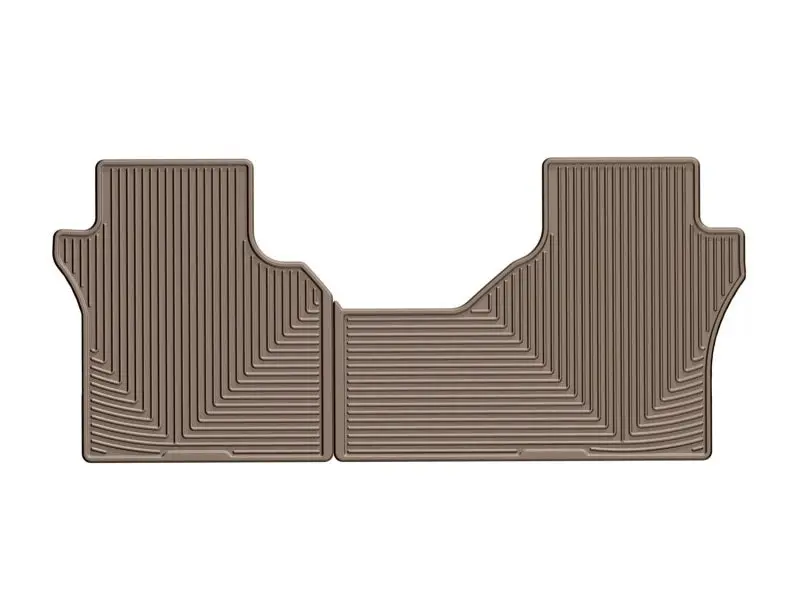 Weathertech 2019+ Chevrolet Silverado 1500 Rear Rubber Mats - Tan 1