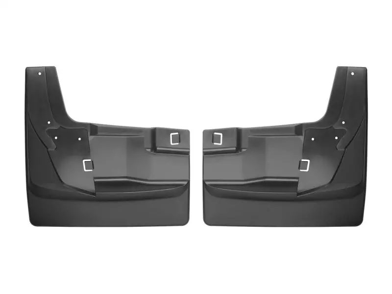 Weathertech 2019+ Dodge Ram Truck 2500/3500 (Dually W/ Fender Flares) No Drill Mudflaps - Black 1