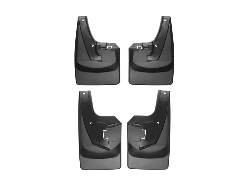 Weathertech 2019+ Dodge Ram Truck 2500/3500 (No Fender Flares/Lip Molding) No Drill Mudflaps - Black 1