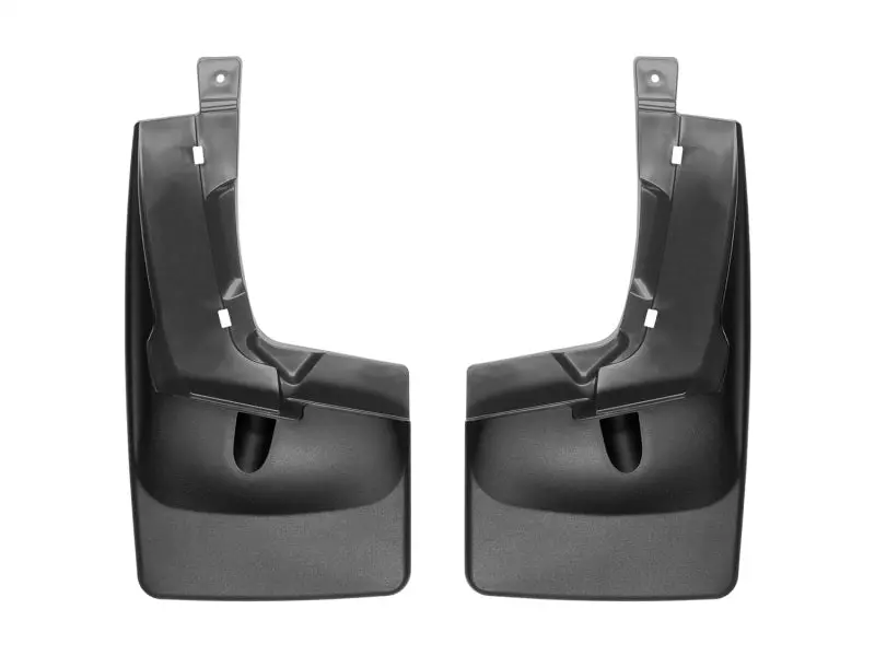 Weathertech 2019+ Ford Ranger No Drill Rear Mudflaps - Black 1