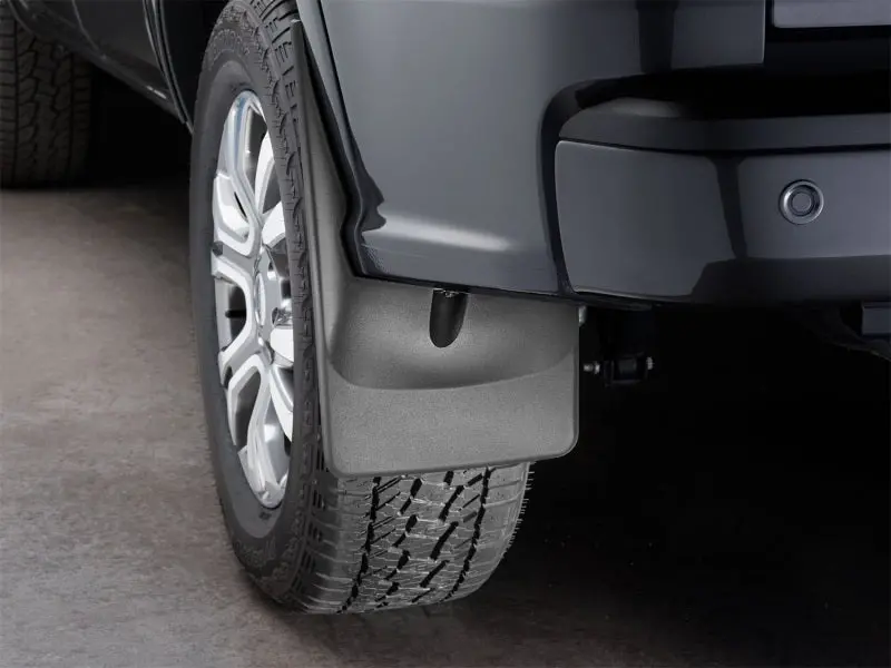 Weathertech 2019+ Ford Ranger No Drill Rear Mudflaps - Black 2