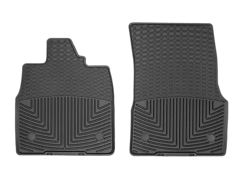 Weathertech 2020+ Chevrolet Corvette Front Rubber Mats - Black 1