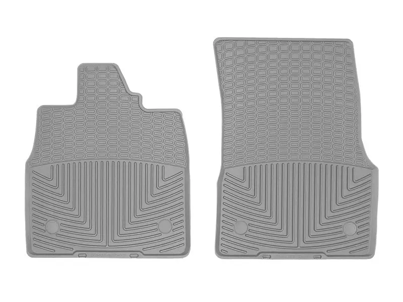 Weathertech 2020+ Chevrolet Corvette Front Rubber Mats - Grey 1