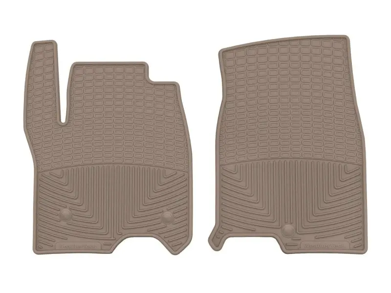 Weathertech 2021+ Cadillac Escalade Front Rubber Mats - Tan 1