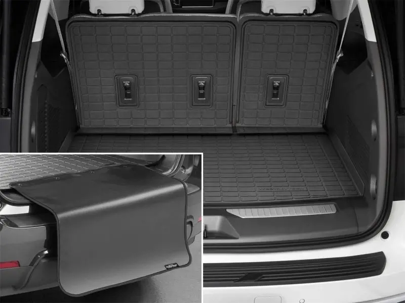 Weathertech 2021 Chevrolet Suburban/Gmc Yukon Xl Seatback Cargo Liners Hp W/Bumper Protector - Black 1