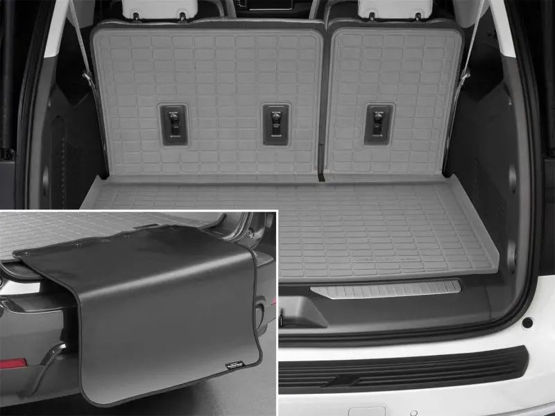 Weathertech 2021 Chevrolet Suburban/Gmc Yukon Xl Seatback Cargo Liners Hp W/Bumper Protector - Grey 1