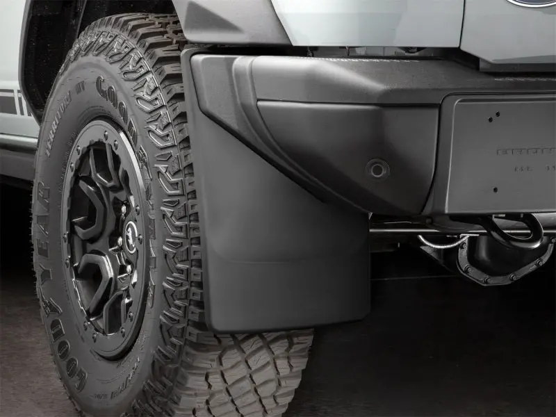Weathertech 2021+ Ford Bronco (315 Width Tire Size) No Drill Mudflaps - Black 2
